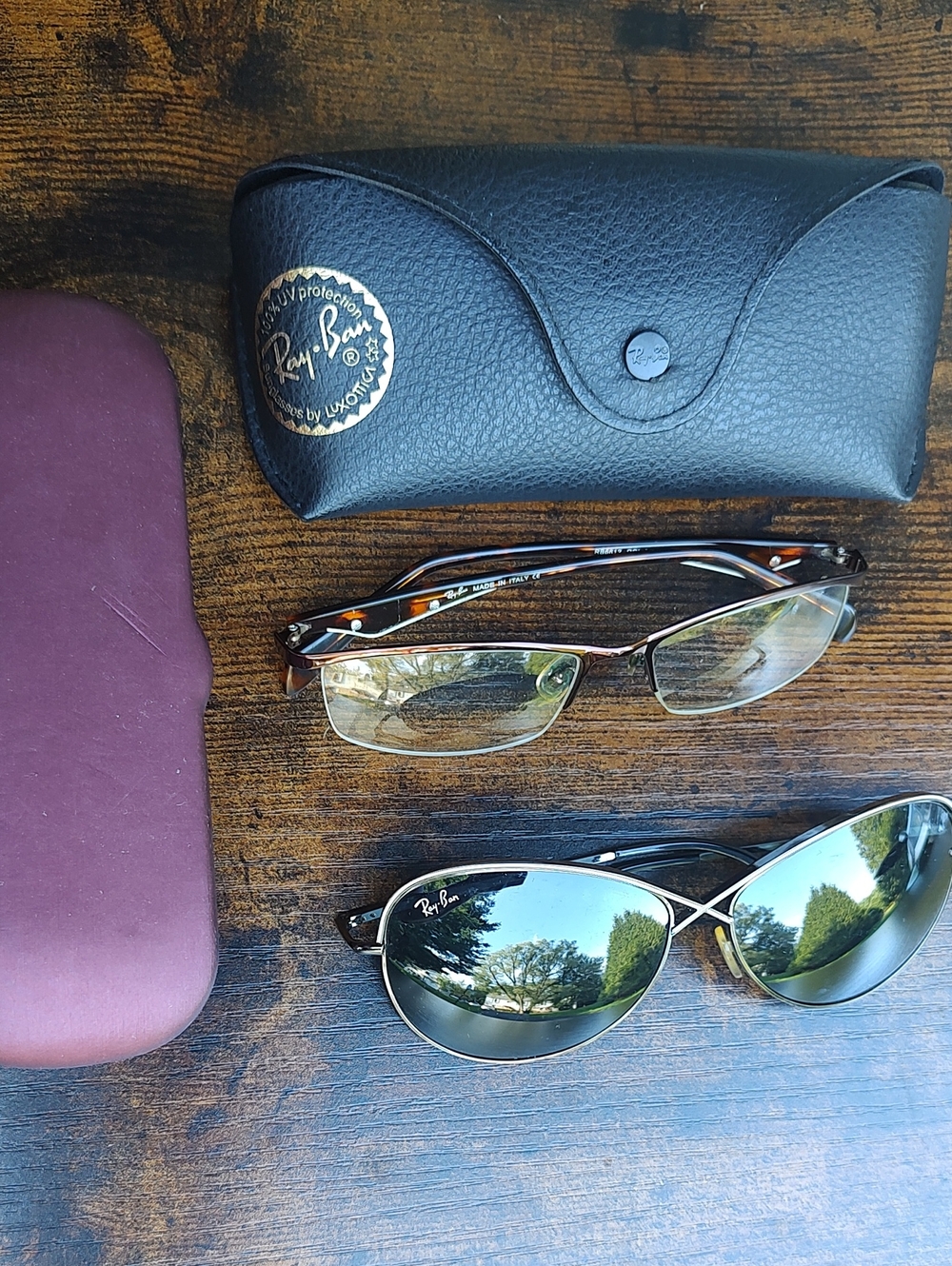 Ray-Ban Aviatior Sunglasses Extra Frame Bundle
